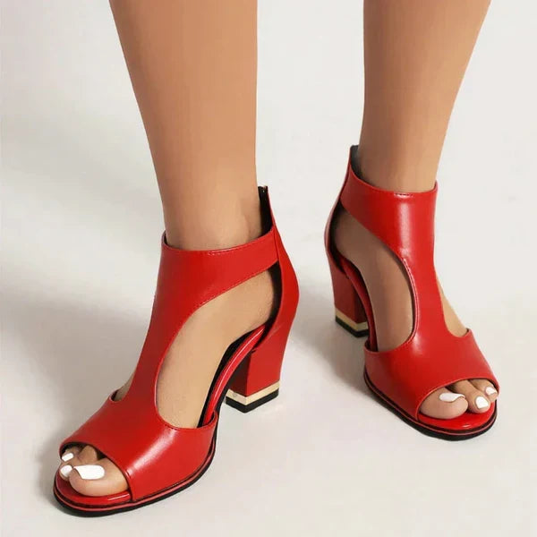W&W Mode | Orthopadische Sandale mit Absatz