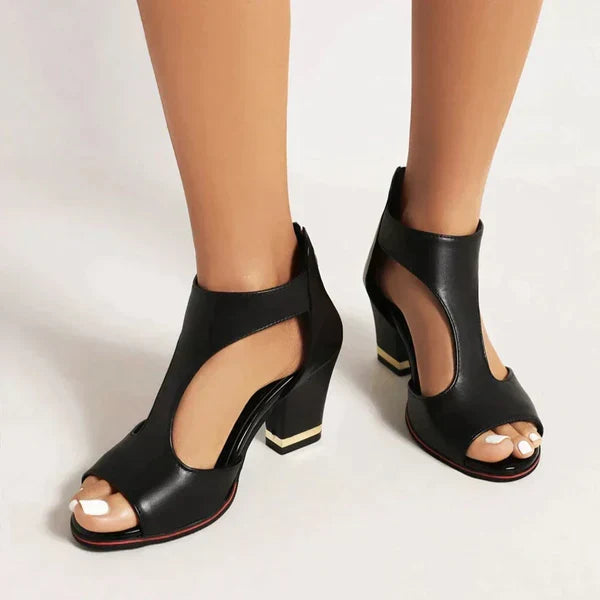 W&W Mode | Orthopadische Sandale mit Absatz