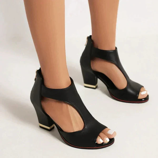 W&W Mode | Orthopadische Sandale mit Absatz