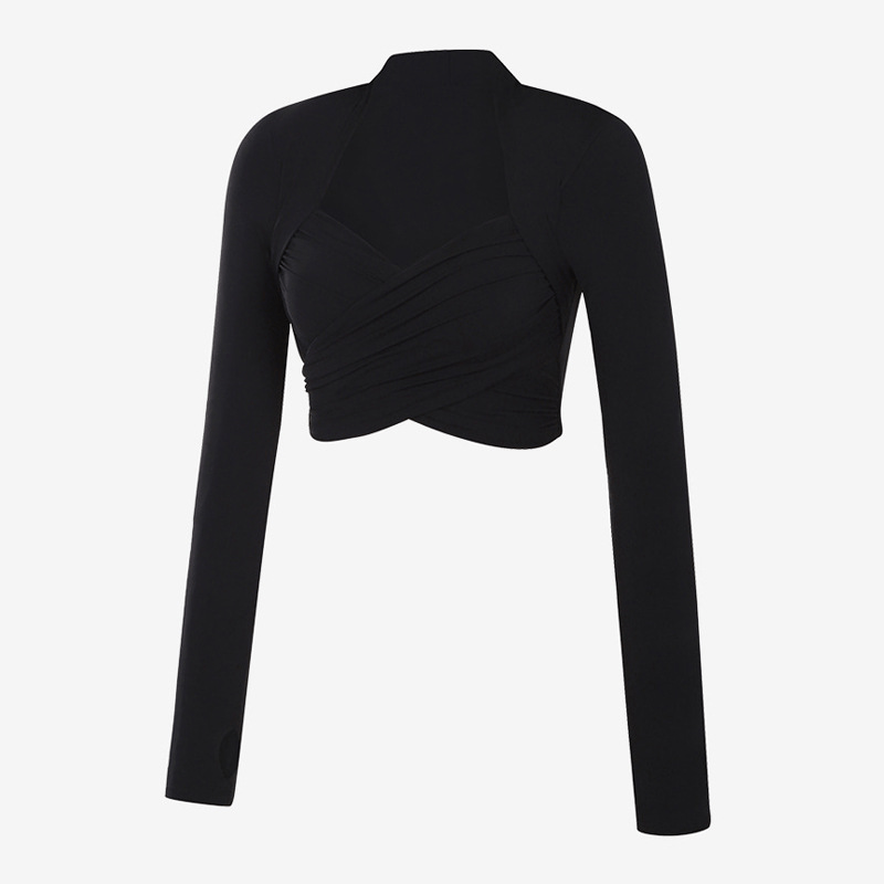 WW | Bequeme Damen Top Sporttop Mit Brustpolstern Und Daumenloch