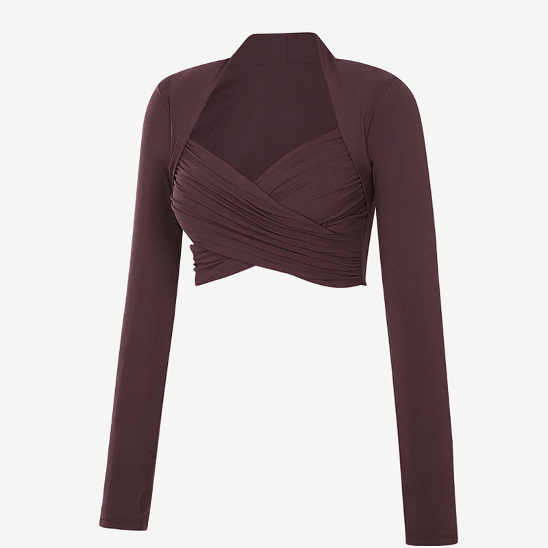 WW | Bequeme Damen Top Sporttop Mit Brustpolstern Und Daumenloch