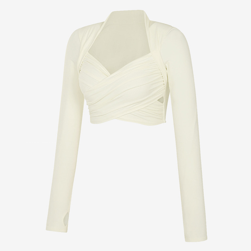 WW | Bequeme Damen Top Sporttop Mit Brustpolstern Und Daumenloch
