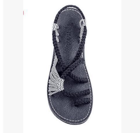 WW | Seil Knoten Fußflachsandalen