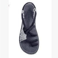 WW | Seil Knoten Fußflachsandalen