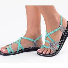 WW | Seil Knoten Fußflachsandalen