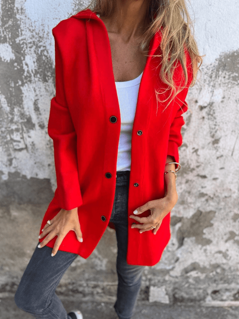 WW | Lässige Lange Damen Weste Mit Kapuze Trendy & Bequem
