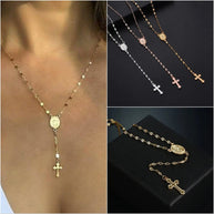 WW | Elegante Rosenkranz Kette Für Damen