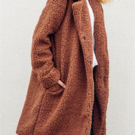 WW | 70er Jahre Welt Wolle Mischung Mantel Khaki