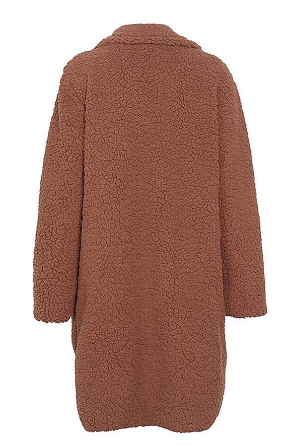 WW | 70er Jahre Welt Wolle Mischung Mantel Khaki