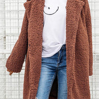 WW | 70er Jahre Welt Wolle Mischung Mantel Khaki