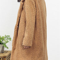 WW | 70er Jahre Welt Wolle Mischung Mantel Khaki