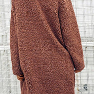 WW | 70er Jahre Welt Wolle Mischung Mantel Khaki