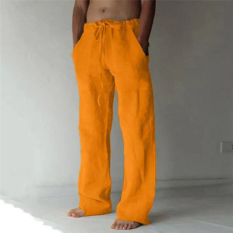 WW | Lockere Leinenhose Für Herren