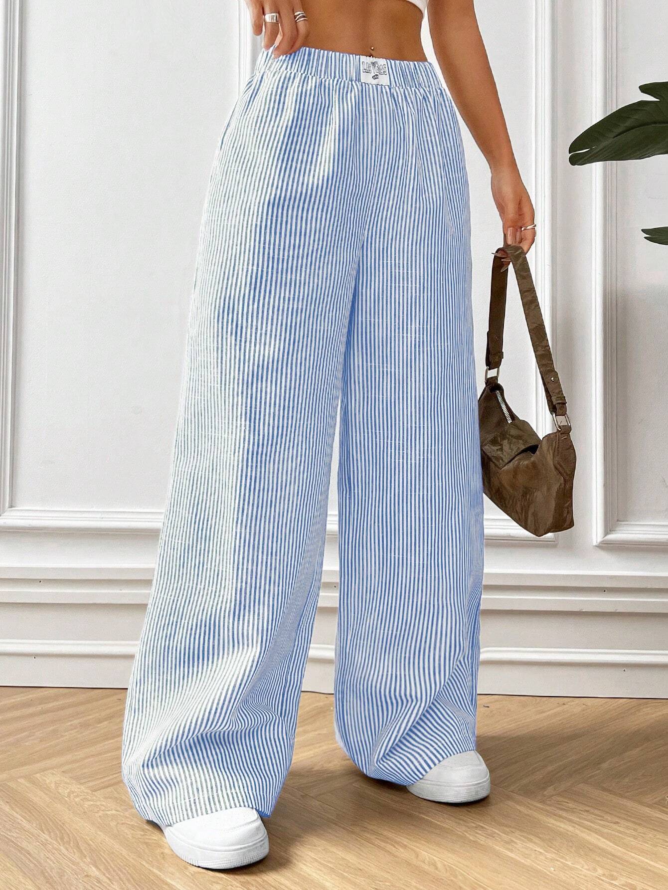 WW | GESTREIFTE STOFFHOSE