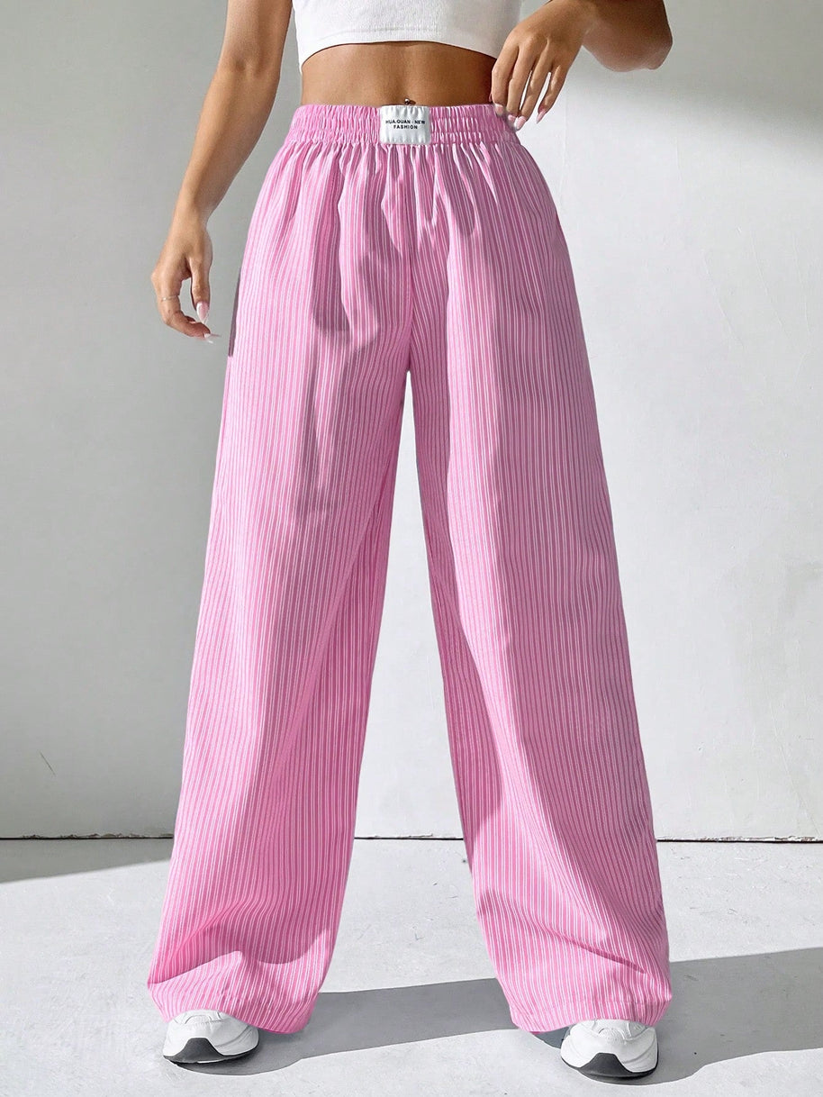 WW | GESTREIFTE STOFFHOSE