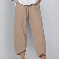 WW | Bequeme Weite Leinenhose für Damen