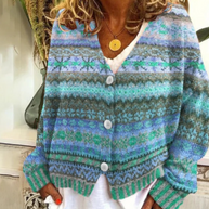 WW | Bunter Langärmeliger Pullover