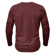 WW | Henley Shirt Für Herren Mit Langen Ärmeln