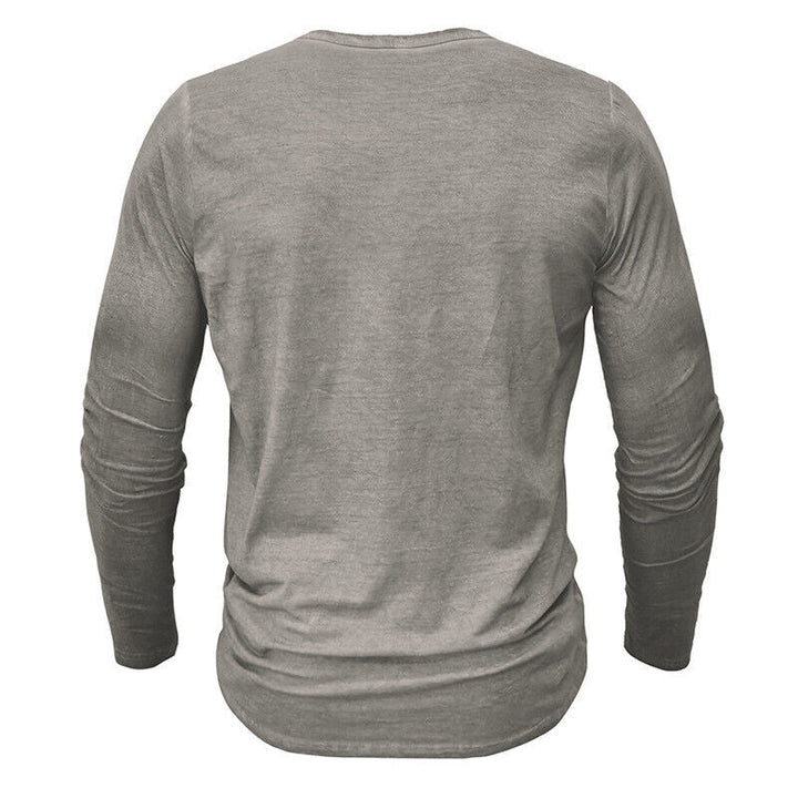 W&W Mode | Henley Shirt Für Herren Mit Langen Ärmeln