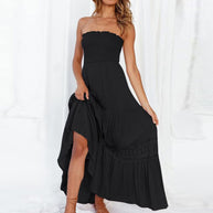 WW | Sommerliches Off-Shoulder Kleid mit Spitzenverarbeitung