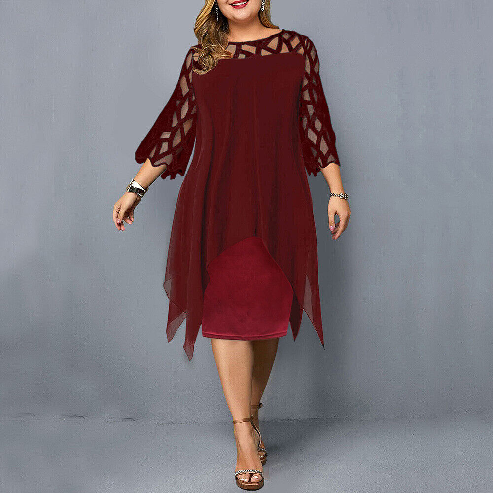 WW | Midi-Kleid In Übergröße Für Modische Looks