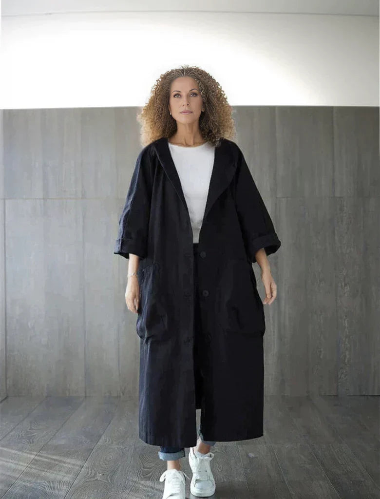 WW | Lässiger Übergröße Trenchcoat Für Damen