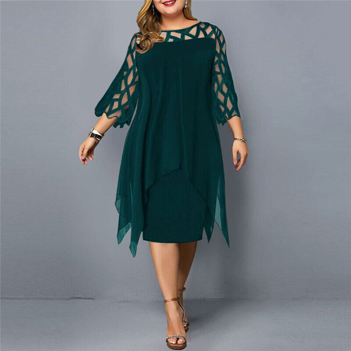 W&W Mode | Midi-Kleid In Übergröße Für Modische Looks