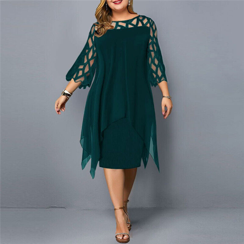 WW | Midi-Kleid In Übergröße Für Modische Looks