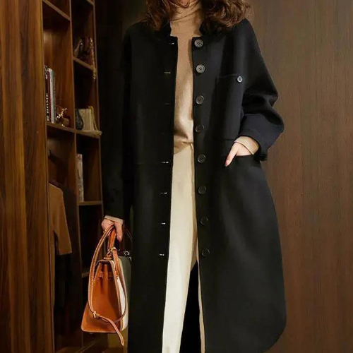 WOLFF - Damen klassischer Trenchcoat