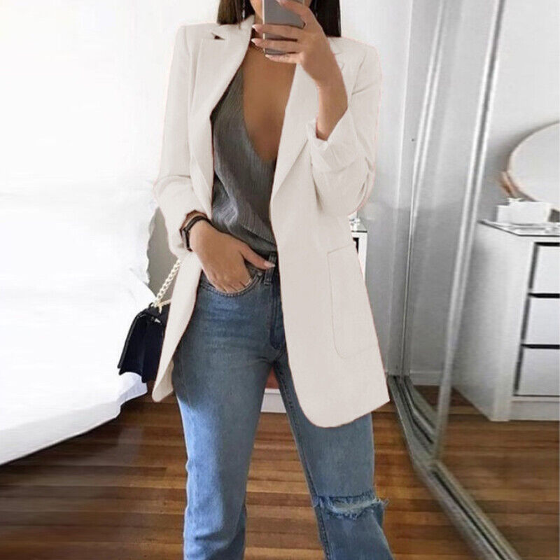 WW | Elegante Jacke mit Taschen für Damen