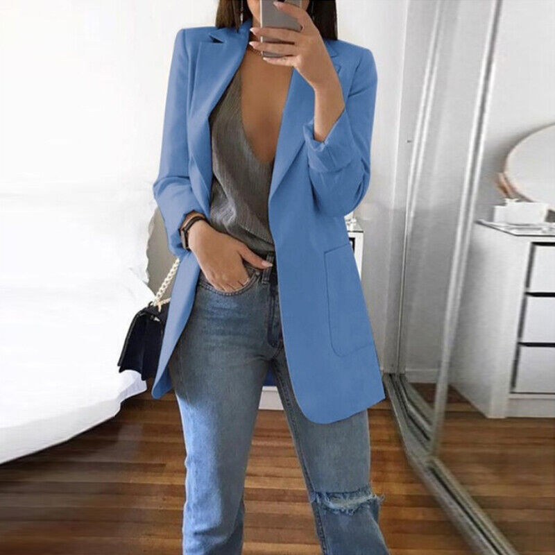 WW | Elegante Jacke mit Taschen für Damen