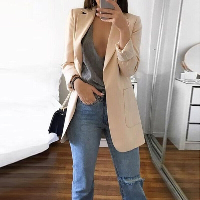 WW | Elegante Jacke mit Taschen für Damen