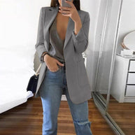 WW | Elegante Jacke mit Taschen für Damen