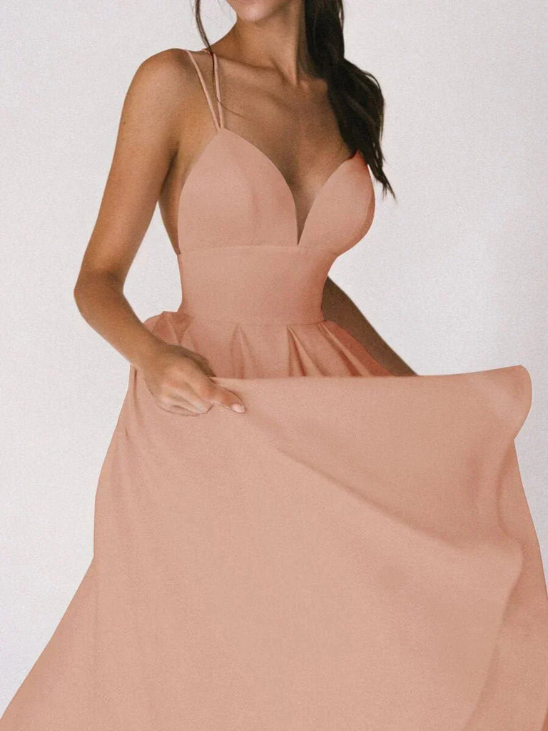 WW | Elegante Offshoulder V-Ausschnitt Brautkleid