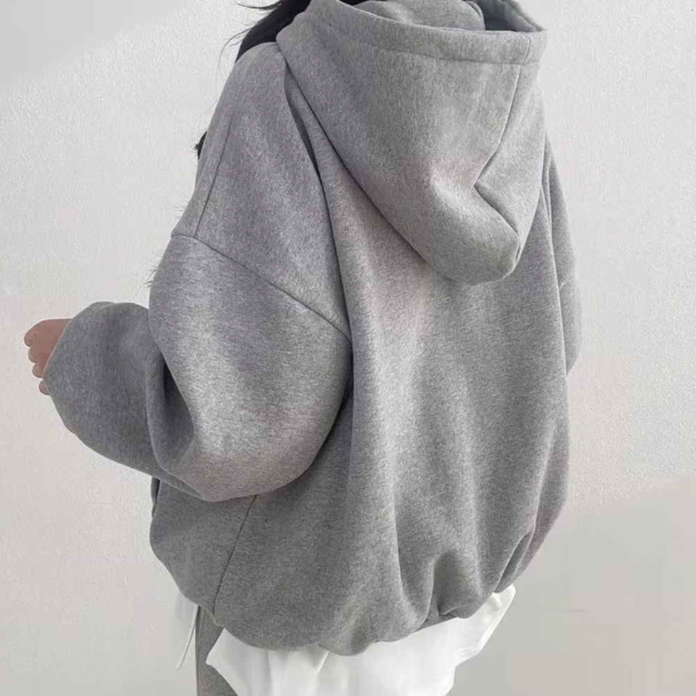 Wolff | Hoodie - Damenpullover mit Kapuze und Kängurutasche