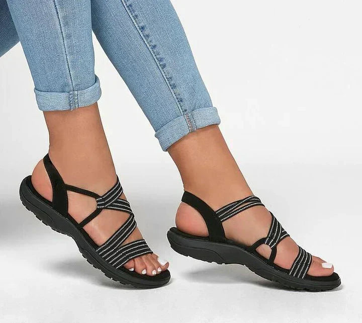 W&W Mode | Damen Sandalen Komfortabel, Stützend & Elegant