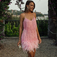 WW | Schillerndes Samba-Rumba-Cocktailkleid