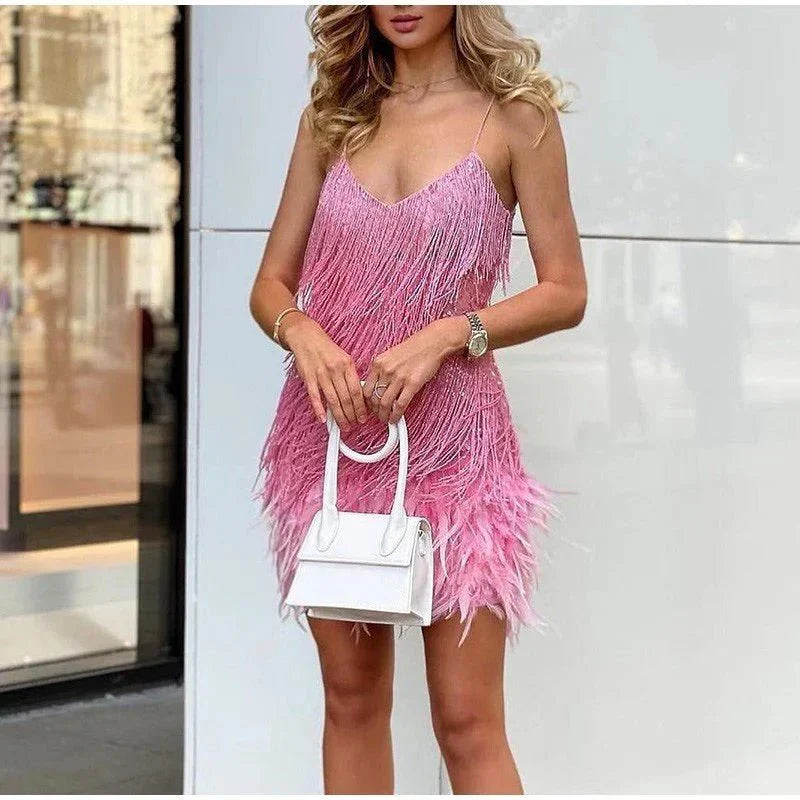 WW | Strahlendes Pailletten Cocktailkleid