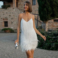 WW | Schillerndes Samba-Rumba-Cocktailkleid