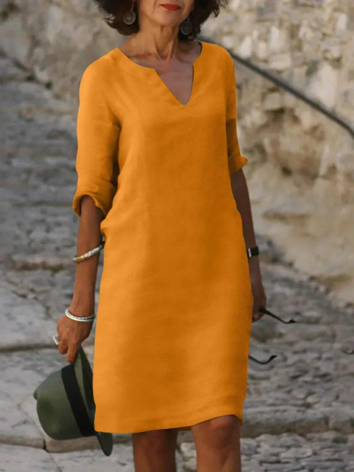 W&W Mode | Stilvolles Kleid Mit Elegantem V-ausschnitt