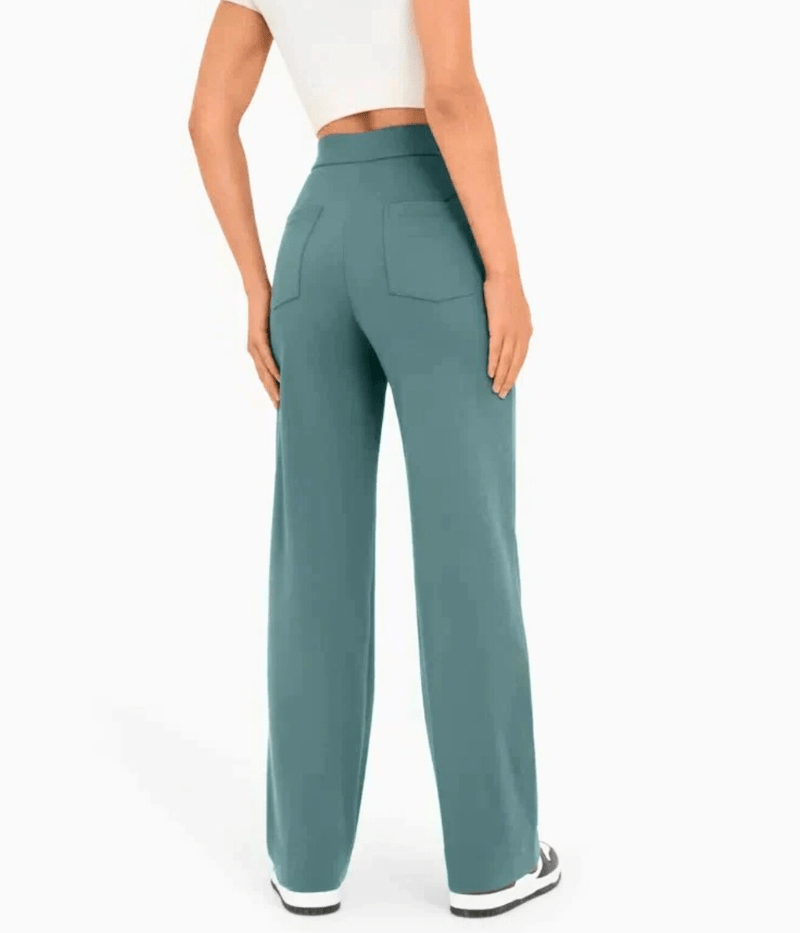 WW | Hoch Taillierte Damenhose Elastisch & Bequem Trendiges Design