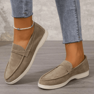 WW | Stilvolle Wildleder Loafers Damen Schuhe