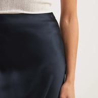 WW | Satinrock Mit Hoher Taille Anna
