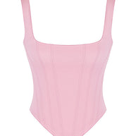 WW | Fairy Pink Satin Longline Korsett