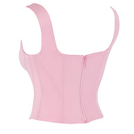 WW | Fairy Pink Satin Longline Korsett