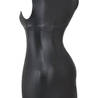 WW Mini-Lederkleid ohne Ärmel
