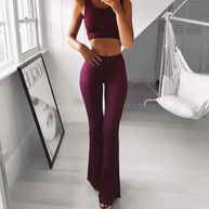 WW | Damen Schlaghose Schwarz