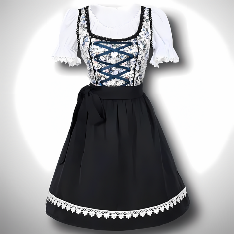 WW | Bequem Traditionelles Trachtenkleid Mit Schürze Und Bluse