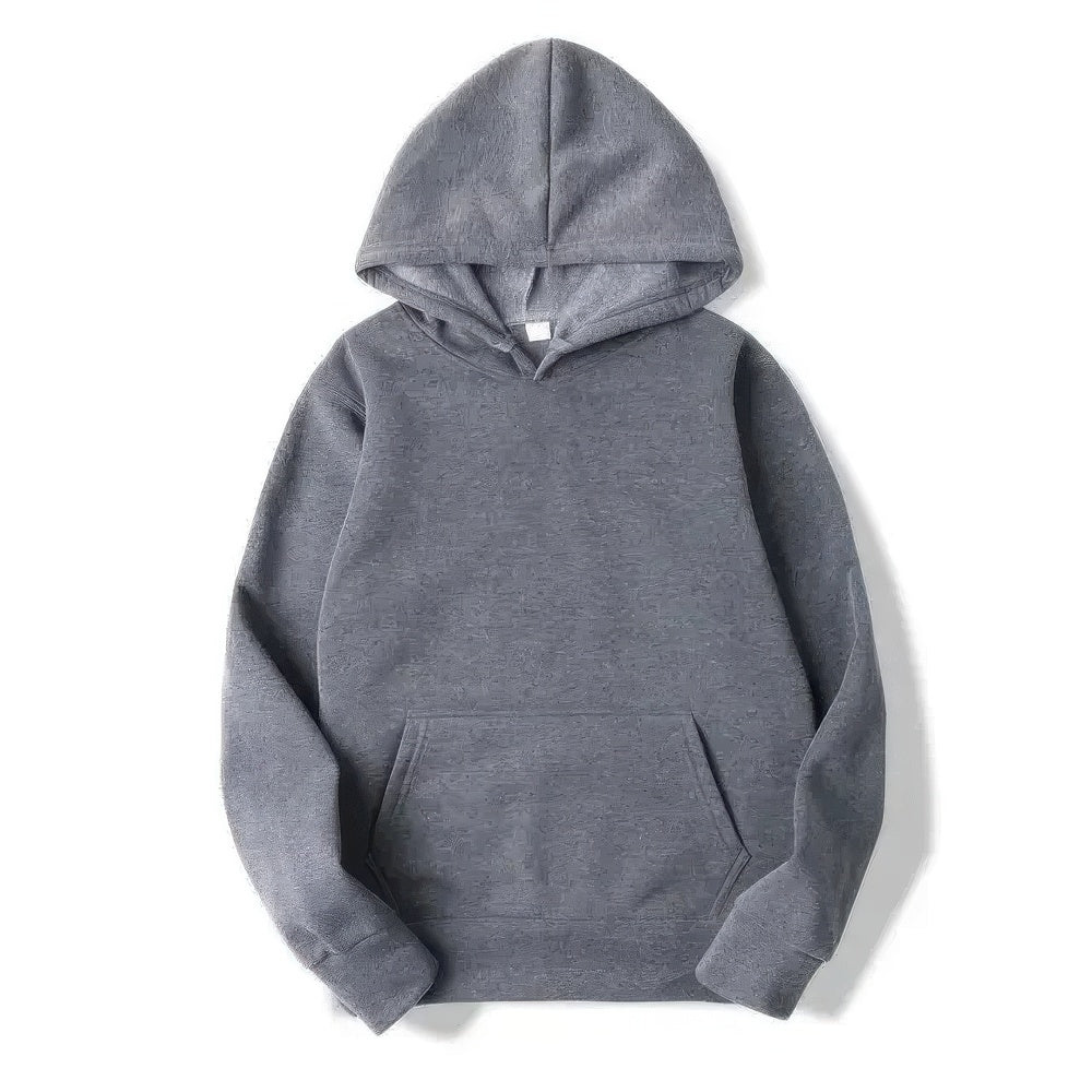 WW | Herren Blau Kapuzenpulli Übergröße Kapuzenpullover