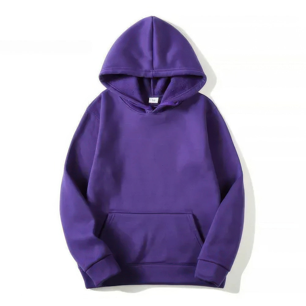 WW | Herren Blau Kapuzenpulli Übergröße Kapuzenpullover